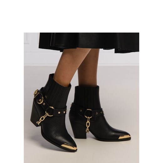 Versace Jeans Couture Skórzane kowbojki CAMPEROS 37 promocyjna cena Gomez Fashion Store