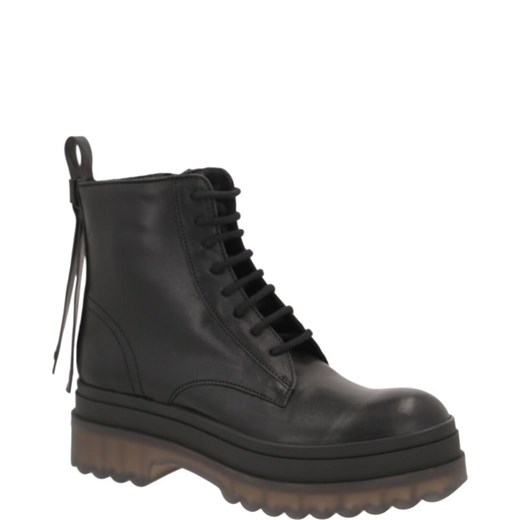 Red Valentino Skórzane botki COMBAT Red Valentino 39 wyprzedaż Gomez Fashion Store