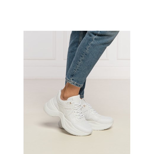 Guess Sneakersy JOEHLE | z dodatkiem skóry Guess 37 okazja Gomez Fashion Store