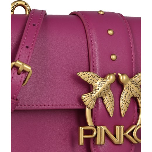 Pinko Skórzana torebka na ramię LOVE MINI ICON Pinko Uniwersalny okazja Gomez Fashion Store