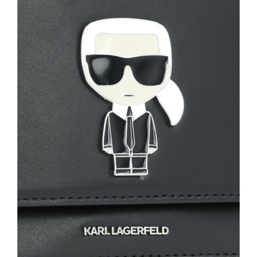 Karl Lagerfeld Skórzana listonoszka Ikonik Karl Lagerfeld Uniwersalny Gomez Fashion Store