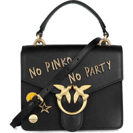 Pinko Skórzana torebka na ramię LOVE MINI TOP HANDLE PARTY C Pinko Uniwersalny okazyjna cena Gomez Fashion Store