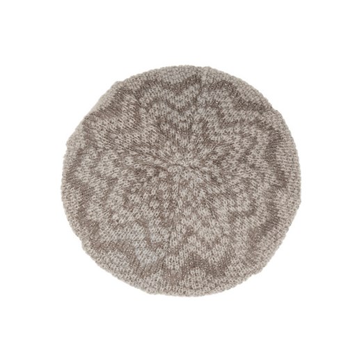 Metallic crochet-knit mohair-blend beret net-a-porter szary beret