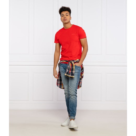 Pepe Jeans London T-shirt Original basic | Slim Fit M okazyjna cena Gomez Fashion Store