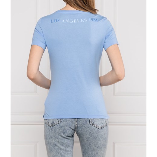 GUESS JEANS T-shirt SATINETTE | Regular Fit S promocyjna cena Gomez Fashion Store