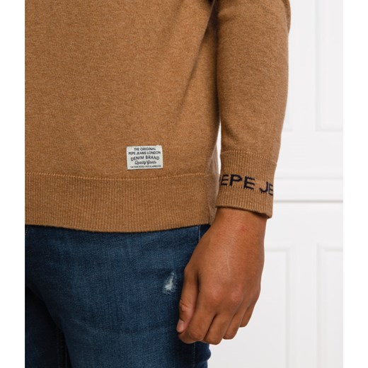 Pepe Jeans London Sweter CHARLES | Regular Fit | z dodatkiem wełny i kaszmiru S okazja Gomez Fashion Store