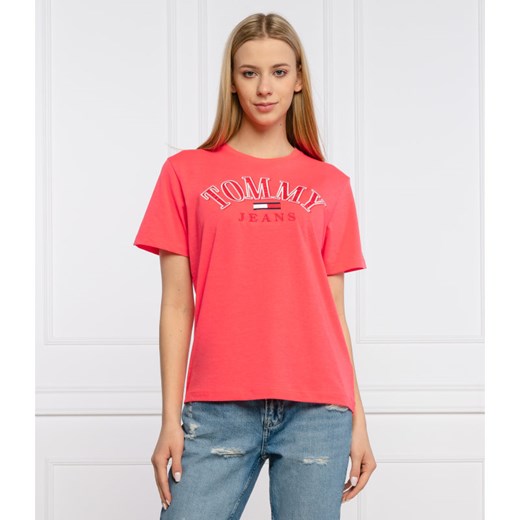Tommy Jeans T-shirt TJW COLLEGE LOGO | Relaxed fit Tommy Jeans XS okazja Gomez Fashion Store