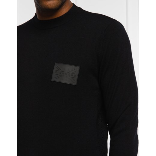 John Richmond Wełniany sweter LADENO | Regular Fit | z dodatkiem kaszmiru John Richmond XL okazyjna cena Gomez Fashion Store