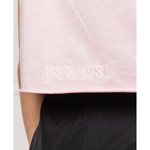 GUESS JEANS T-shirt SL CN SUNRISE | Relaxed fit L Gomez Fashion Store wyprzedaż