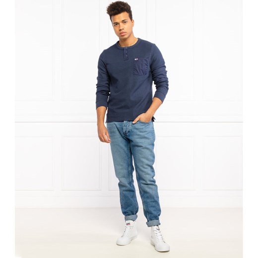 Tommy Jeans Longsleeve HENLEY | Regular Fit Tommy Jeans S wyprzedaż Gomez Fashion Store