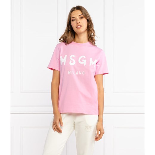 MSGM T-shirt | Regular Fit S promocyjna cena Gomez Fashion Store