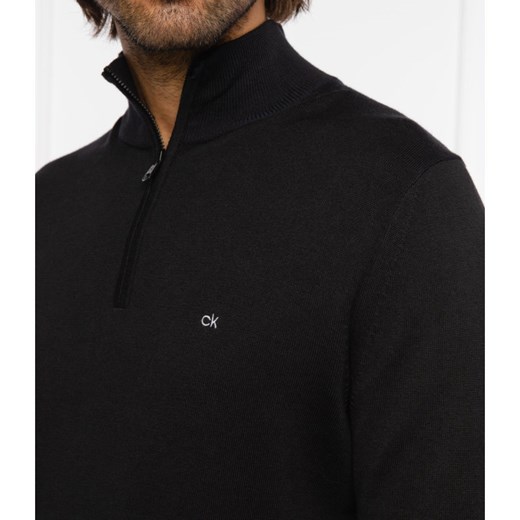 Calvin Klein Sweter | Regular Fit | z dodatkiem jedwabiu Calvin Klein XXL Gomez Fashion Store promocyjna cena