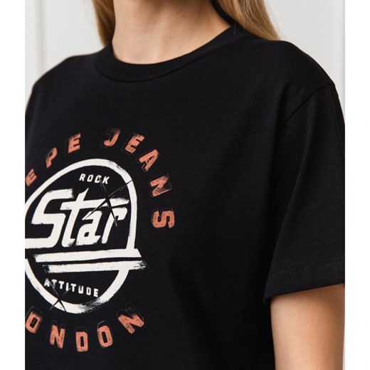 Pepe Jeans London T-shirt MINERVA | Relaxed fit XS promocyjna cena Gomez Fashion Store