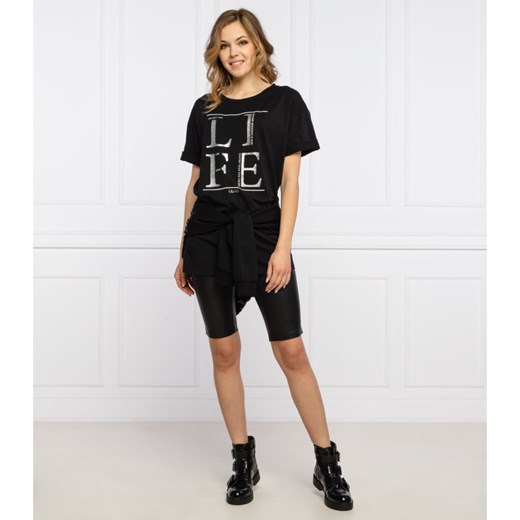 Liu Jo Sport T-shirt | Loose fit S okazja Gomez Fashion Store