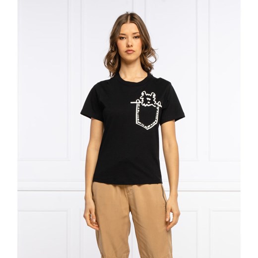 Emporio Armani T-shirt | Regular Fit Emporio Armani 40 wyprzedaż Gomez Fashion Store
