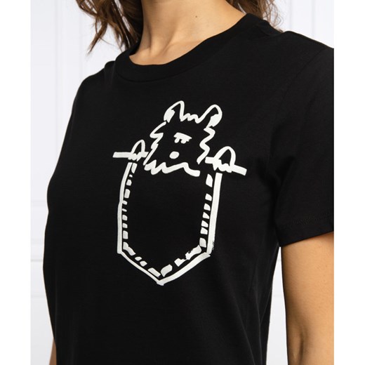 Emporio Armani T-shirt | Regular Fit Emporio Armani 36 okazja Gomez Fashion Store