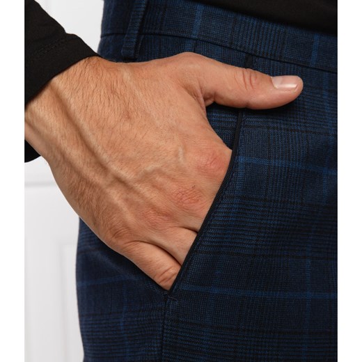 BOSS Wełniane spodnie H-Genius-Detail-214 | Slim Fit 48 okazyjna cena Gomez Fashion Store
