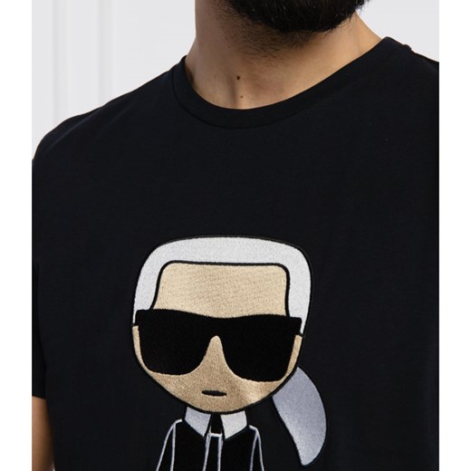Karl Lagerfeld T-shirt | Regular Fit Karl Lagerfeld S okazja Gomez Fashion Store