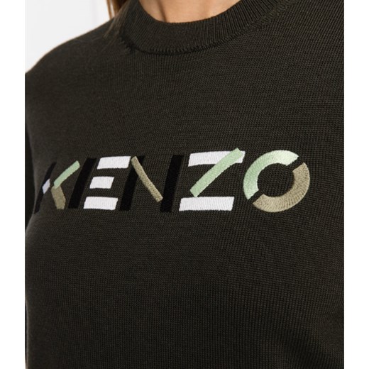 Kenzo Wełniany sweter | Regular Fit Kenzo XS Gomez Fashion Store wyprzedaż