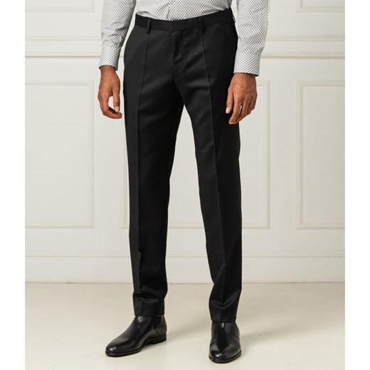 BOSS Wełniane spodnie Genius | Slim Fit 52 Gomez Fashion Store