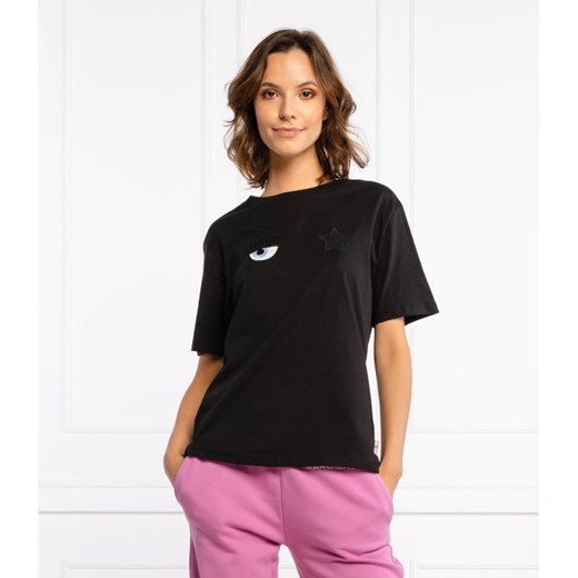 Chiara Ferragni T-shirt | Regular Fit Chiara Ferragni XS wyprzedaż Gomez Fashion Store