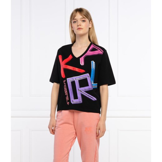 Karl Lagerfeld T-shirt | Loose fit Karl Lagerfeld S Gomez Fashion Store wyprzedaż