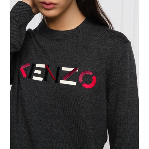 Kenzo Wełniany sweter | Regular Fit Kenzo L wyprzedaż Gomez Fashion Store