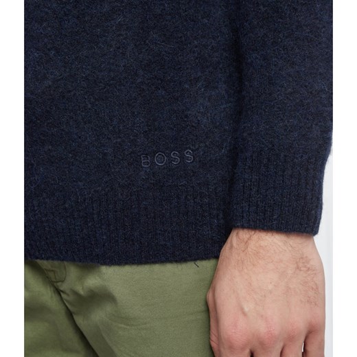 BOSS CASUAL Wełniany sweter Aketch | Regular Fit L promocyjna cena Gomez Fashion Store