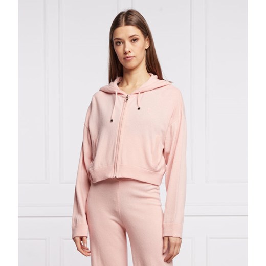 Juicy Couture Bluza | Cropped Fit | z dodatkiem wełny i kaszmiru Juicy Couture XL Gomez Fashion Store