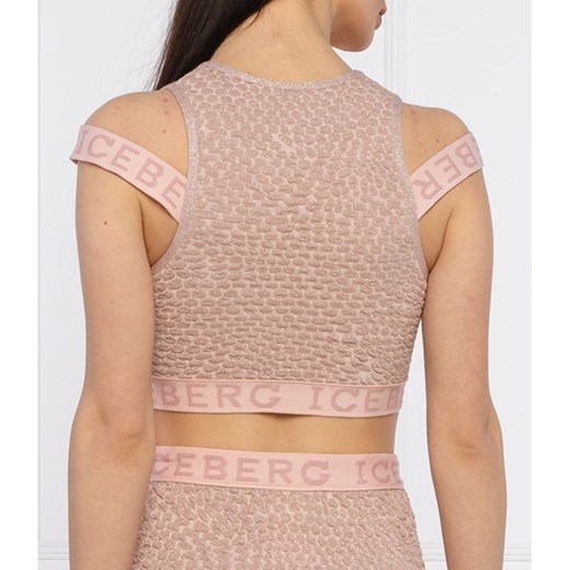 Iceberg Top | Slim Fit Iceberg S okazja Gomez Fashion Store