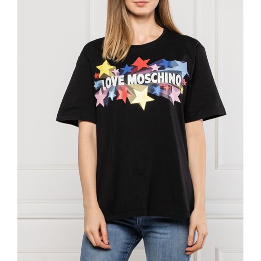 Love Moschino T-shirt | Loose fit Love Moschino 34 promocja Gomez Fashion Store