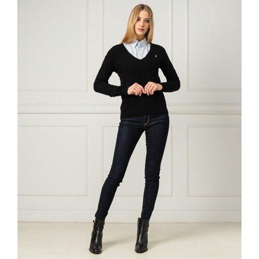 POLO RALPH LAUREN Wełniany sweter | Regular Fit | z dodatkiem kaszmiru Polo Ralph Lauren M okazyjna cena Gomez Fashion Store