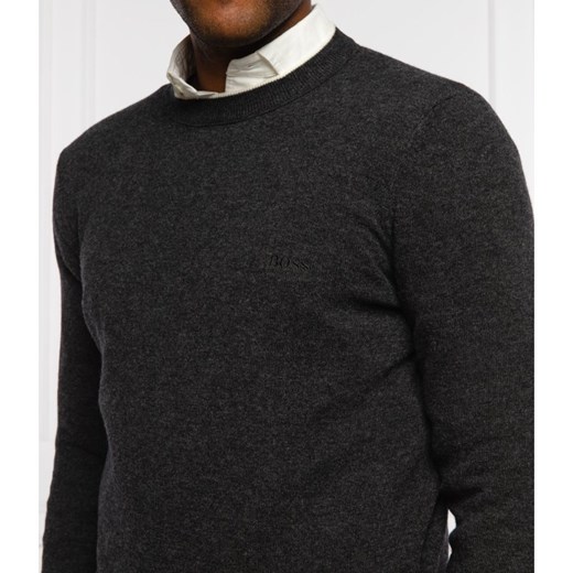 BOSS Wełniany sweter Bacio-N | Regular Fit M okazyjna cena Gomez Fashion Store