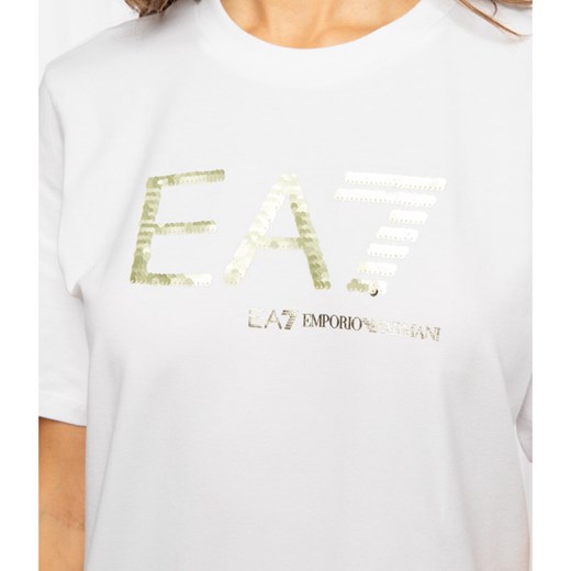 EA7 T-shirt | Regular Fit XS wyprzedaż Gomez Fashion Store
