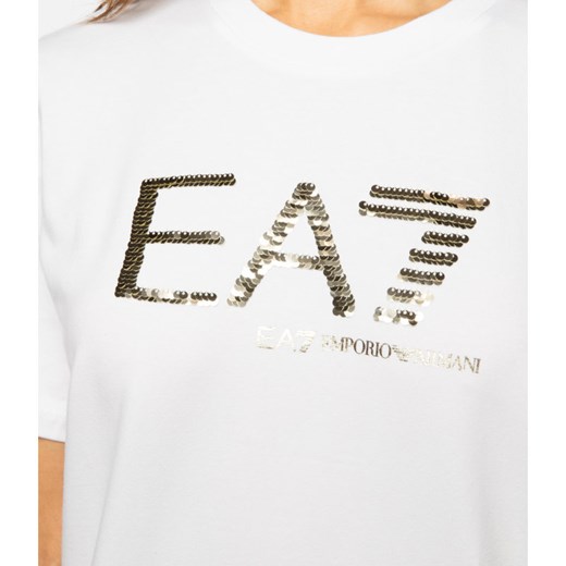EA7 T-shirt | Regular Fit S promocyjna cena Gomez Fashion Store