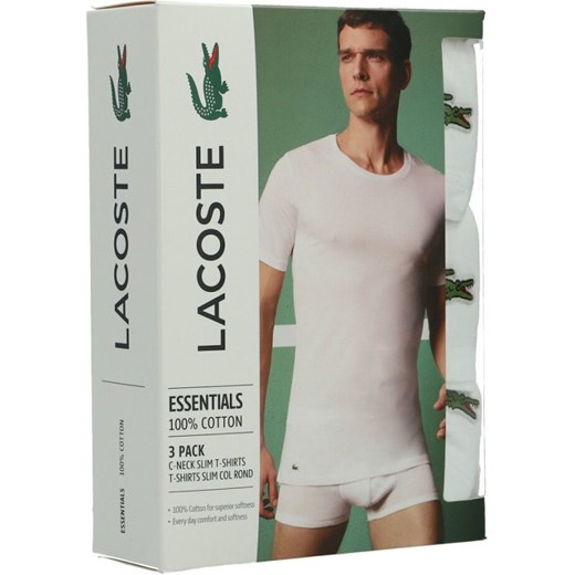 Lacoste T-shirt 3-pack | Slim Fit Lacoste M promocyjna cena Gomez Fashion Store