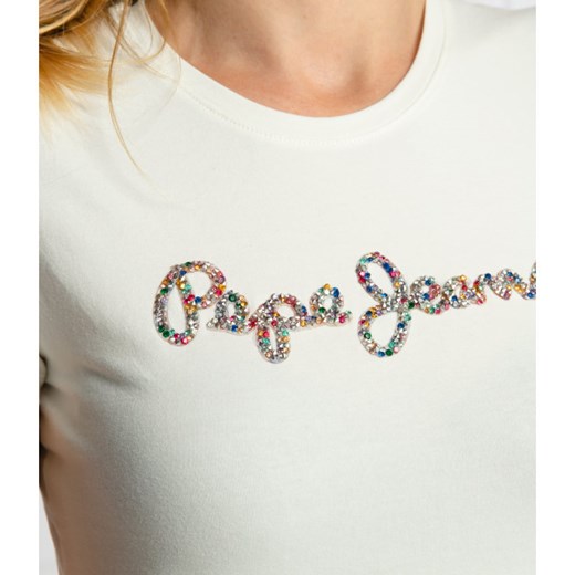 Pepe Jeans London T-shirt DORITA | Slim Fit S wyprzedaż Gomez Fashion Store