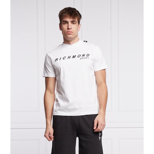 Richmond Sport t-shirt męski młodzieżowy biały na lato 