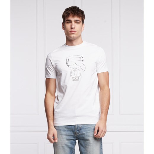 Karl Lagerfeld T-shirt | Regular Fit Karl Lagerfeld M promocja Gomez Fashion Store