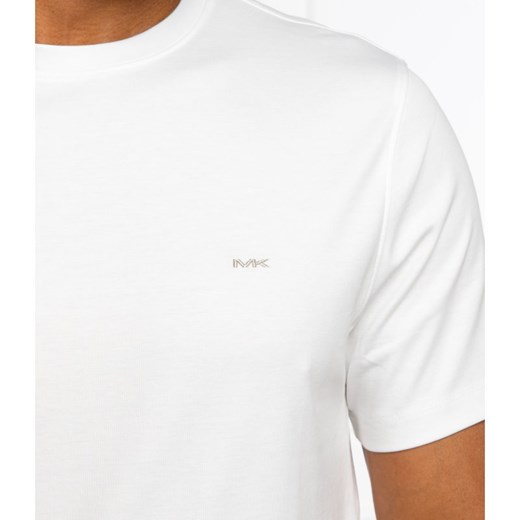 T-shirt męski biały Michael Kors z krótkimi rękawami 