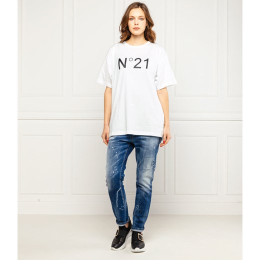 N21 T-shirt | Loose fit N21 38 promocja Gomez Fashion Store