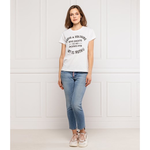 Zadig&Voltaire T-shirt walk blason | Regular Fit Zadig&voltaire XS Gomez Fashion Store promocyjna cena