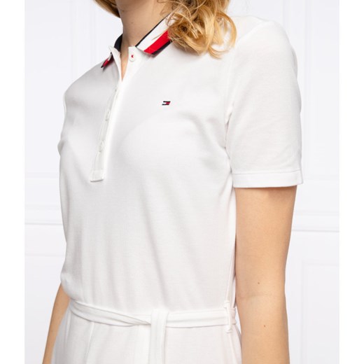 Tommy Hilfiger Sukienka | pique Tommy Hilfiger S promocja Gomez Fashion Store