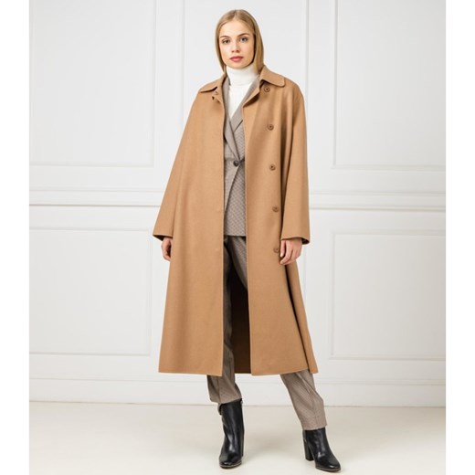 BOSS Płaszcz + szal Cerola | z dodatkiem wełny 34 okazja Gomez Fashion Store
