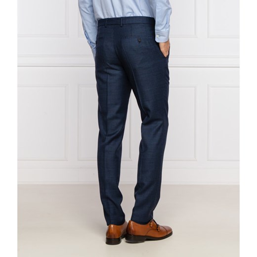 BOSS Wełniane spodnie Ben2 | Slim Fit 52 okazja Gomez Fashion Store