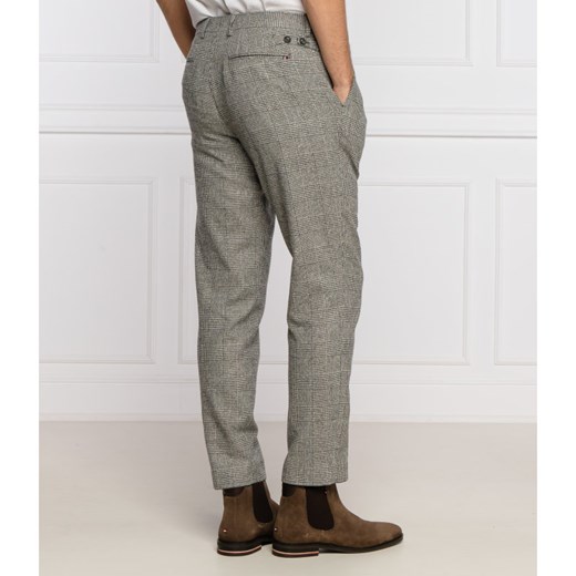 Tommy Tailored Spodnie CHECK | Slim Fit | z dodatkiem wełny Tommy Tailored 50 Gomez Fashion Store promocja
