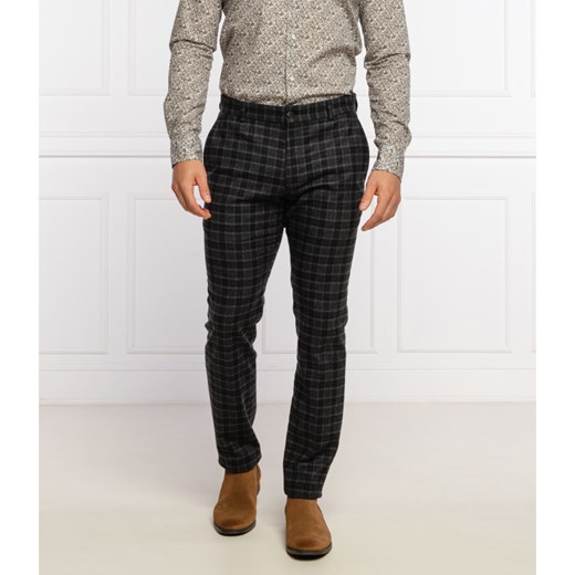 Joop! Wełniane spodnie 18Hank | Slim Fit ze sklepu Gomez Fashion Store w kategorii Spodnie męskie - zdjęcie 128060702