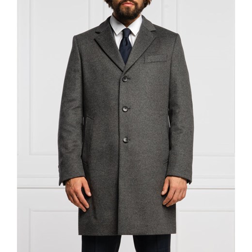 BOSS Wełniany płaszcz Nye2 | z dodatkiem kaszmiru 56 wyprzedaż Gomez Fashion Store
