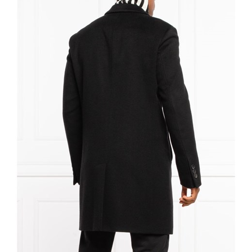 BOSS Wełniany płaszcz H-Hyde-214 | z dodatkiem kaszmiru 50 okazja Gomez Fashion Store