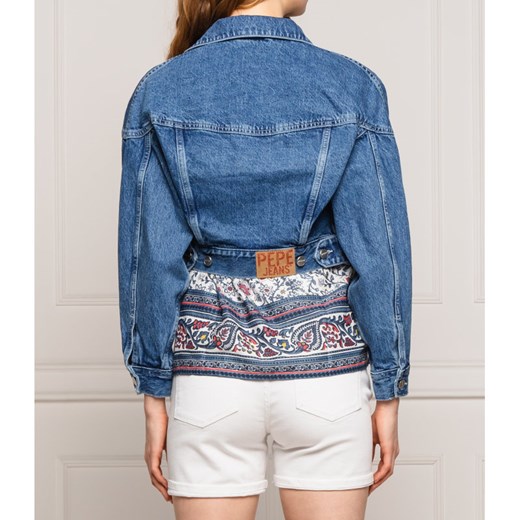 Pepe Jeans London Kurtka jeansowa VOLT | Loose fit S promocyjna cena Gomez Fashion Store
